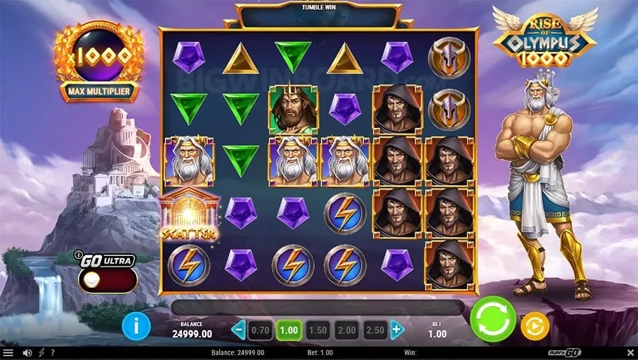 A vibrant display of various slot machine games on the vipslot platform